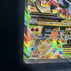 Pokemon XY Breakthrough M Houndoom EX Ultra Rare Card 154/162 NM - Image 5