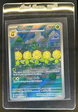 2024 Pokemon SV Twilight Masquerade TWM EN Sunflora Illustration Rare #169/167 - Image 1