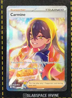 2024 POKEMON TWM EN-TWILIGHT MASQUERADE SPECIAL ILLUSTRATION RARE CARMINE - Image 1
