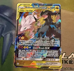 Pokemon TCG Reshiram & Zekrom GX 157/236 Cosmic Eclipse Ultra Rare S&M LP-NM - Image 1