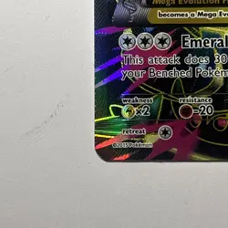 Pokemon TCG Mega M Rayquaza EX Full Art Card 105/108 Roaring Skies - Image 3