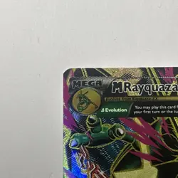 Pokemon TCG Mega M Rayquaza EX Full Art Card 105/108 Roaring Skies - Image 4
