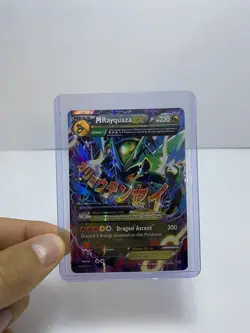 Pokemon TCG Mega M Rayquaza EX Full Art Card 105/108 Roaring Skies - Image 1