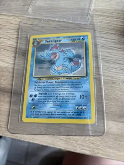 Pokemon TCG Feraligatr Neo Genesis Holo Rare Unlimited Card 5/111 WOTC - Image 1