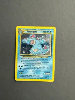 Pokemon TCG Neo Genesis Feraligatr 5/111 Holo Rare Unlimited Vintage Card - Image 1