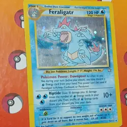 Pokemon TCG Neo Genesis Feraligatr 5/111 Holo Rare Unlimited Vintage Card - Image 1