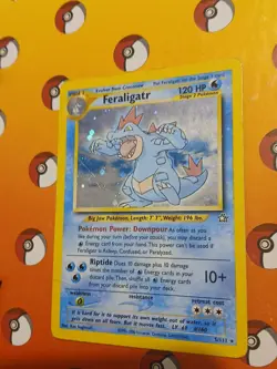 Pokemon TCG Neo Genesis Feraligatr 5/111 Holo Rare Unlimited Vintage Card - Image 3
