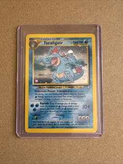 Pokemon TCG Neo Genesis Feraligatr 5/111 Holo Rare Unlimited Vintage Card - Image 1
