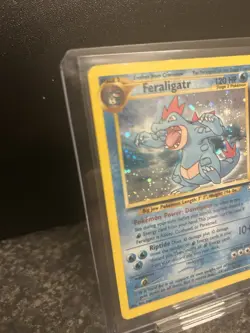 Pokemon TCG Feraligatr Neo Genesis Holo Rare Unlimited Card 5/111 WOTC - Image 2