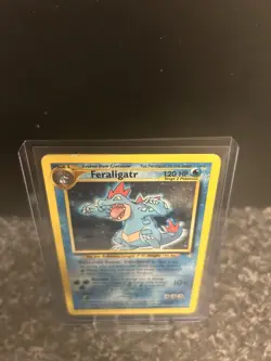 Pokemon TCG Feraligatr Neo Genesis Holo Rare Unlimited Card 5/111 WOTC - Image 4