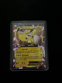 Pikachu EX XY84 XY Black Star Promo Holo Pokemon Card TCG English LP - Image 1