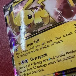 Pokemon - Pikachu EX - XY84 - Black Star Promo - HP/DMG - TCG - Image 2