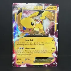 Pokemon Pikachu EX XY84 Holo Black Star Promo XY 2015 Full Art TCG English ENG - Image 1