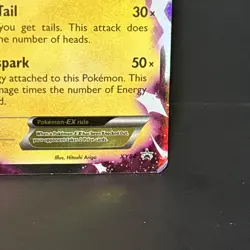 Pokemon Pikachu EX XY84 Holo Black Star Promo XY 2015 Full Art TCG English ENG - Image 4