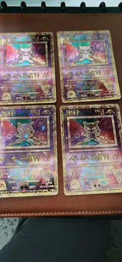Ancient Mew OPENED LOT Pokemon Movie Promo Double Holo Foil RARE 1999-2000 Card - Image 2