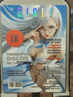 No.1 Charm Girl Card Goddess Story Anime Waifu Japanese AI K-Pop LR 4 - Image 1