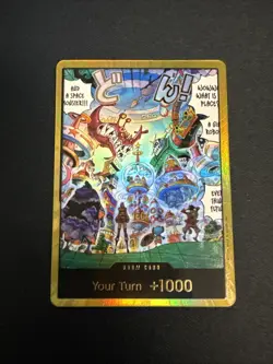 ONE PIECE TCG OP14 GOLD DON!! Card Egghead Island -The Azure Sea’s Seven English - Image 1