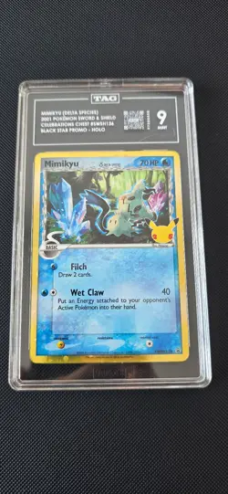 Mimikyu Delta Species Promo SWSH136 TAG Graded 9 Mint Pokemon Card - Image 1