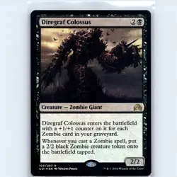 MTG Diregraf Colossus #107 SOI Shadows over Innistrad Foil R NM Magic Card - Image 1