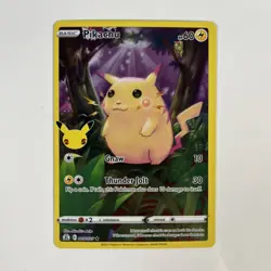 Pokemon TCG Celebrations Pikachu Holo Card 005/025 25th Anniversary - Image 1