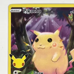Pokemon TCG Celebrations Pikachu Holo Card 005/025 25th Anniversary - Image 2