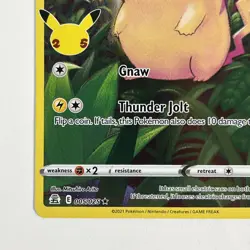 Pokemon TCG Celebrations Pikachu Holo Card 005/025 25th Anniversary - Image 4