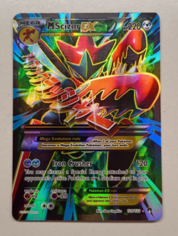 M Scizor EX Full Art Holo Card 120/122 Pokemon TCG 2016 - Image 1