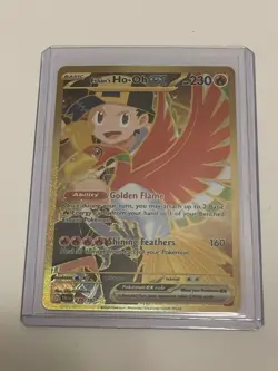 Ethan's Ho-Oh EX 239/182 Destined Rivals Hyper Rare Card with Mint Condition - Image 1