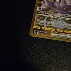 Pokemon Mewtwo VSTAR TCG Holo Card Secret Rare Gold 086/078 - Image 5