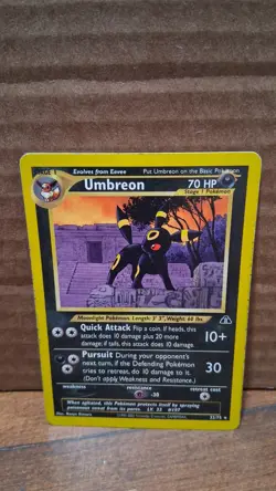 Pokemon TCG Umbreon Neo Discovery Non-Holo Card 32/75 2001 NM-MT Rare Unlimited - Image 1