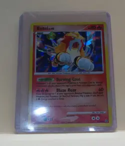 ENTEI Pokemon LV43 4/132 HOLO TCG Diamond & Pearl Secret Wonders 2007 LP - Image 3