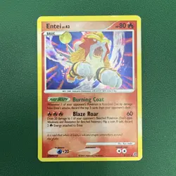 Pokemon TCG - Entei lv.43 4/132 Holo - Secret Wonders - MP - Image 1
