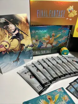 Magic The Gathering Final Fantasy Chocobo Bundle Box Track Lands Click Wheel - Image 2