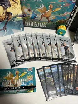 Magic The Gathering Final Fantasy Chocobo Bundle Box Track Lands Click Wheel - Image 3