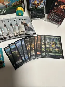 Magic The Gathering Final Fantasy Chocobo Bundle Box Track Lands Click Wheel - Image 5