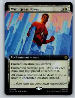 Magic: The Gathering - Spider-Man - With Great Power... Extended Art Foil Rare - Image 1