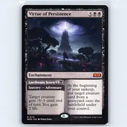 MTG Virtue of Persistence #115 WOE Wilds of Eldraine Normal M NM Magic Card - Image 1