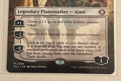 MTG Ajani Outland Chaperone - Borderless - Lorwyn Eclipsed #284 - Image 3