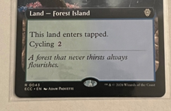 MTG Rain Slicked Copse - Extended Art - Lorwyn Eclipsed #43 - Image 3