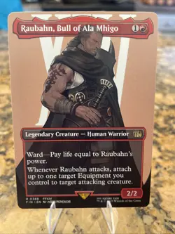 Raubahn, Bull of Ala Mhigo (Borderless) Final Fantasy Regular - Image 1