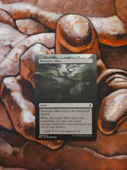 Magic the Gathering Mortuary Mire #1 Hand Painted Unique Custom MTG Alter - Image 1