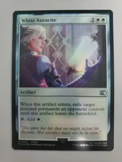 MTG White Auracite Final Fantasy Foil Common - Image 1