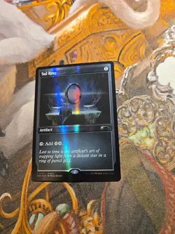 Sol Ring Foil MTG BAB Promo - Played - - Image 1