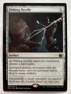 Pithing Needle - MTG Innistrad Midnight Hunt - NM - Image 1