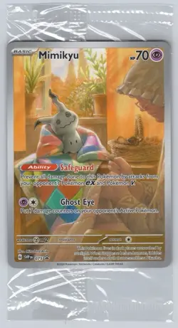 Mimikyu SVP075 Scarlet & Violet Black Star Promo Sealed Pokemon TCG Card #75 - Image 1