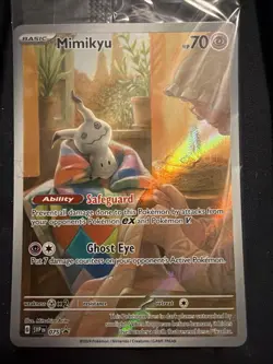 Pokemon TCG Mimikyu Scarlet & Violet SVP 075 Holo Promo Card Sealed, Near Mint - Image 1