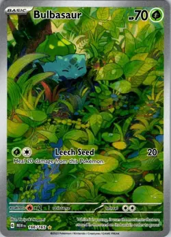 Pokemon Bulbasaur 166/165 Sv: Scarlet & Violet 151 Holo NM (SKU 1-1) - Image 1