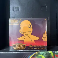 obsidian flames pokemon center etb sealed - Image 1
