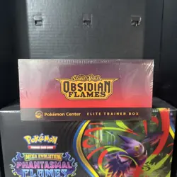 obsidian flames pokemon center etb sealed - Image 3