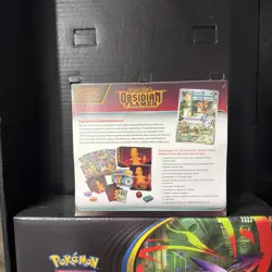 obsidian flames pokemon center etb sealed - Image 5